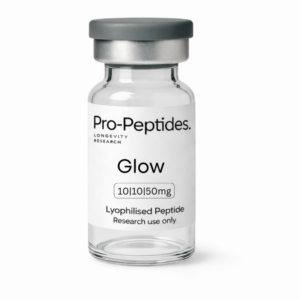 GLOW 70mg | BPC-157 + TB-500 + GHK-Cu Research Peptide Blend